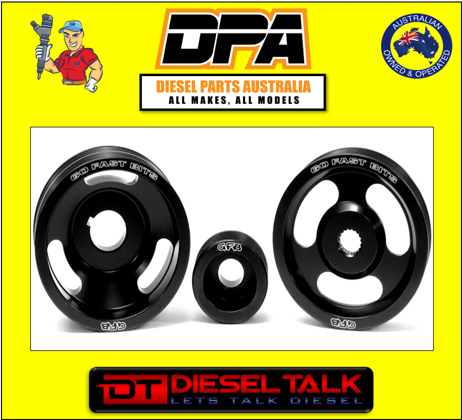 GO FAST BITS 2002 PULLEY KIT SUBARU WRX/STi, FORESTER GT. GFB