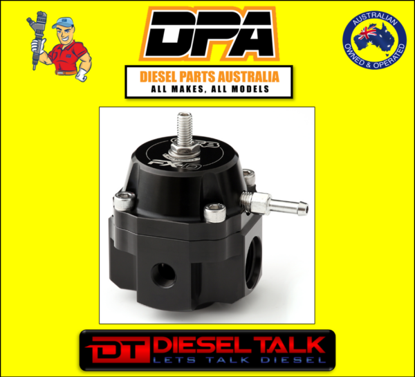 GO FAST BITS 8070 FX-D FUEL PRESSURE REGULATOR (-8AN PORTS) GFB