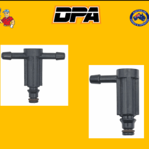 Common Rail Long Leak Off Connector fitted to Bosch