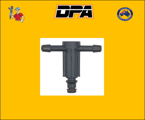 Common Rail Long Leak Off Connector fitted to Bosch