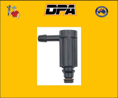 Common Rail Long Leak Off Connector fitted to Bosch