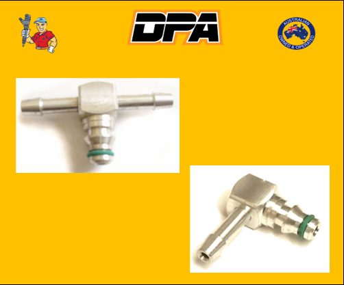 Common Rail Leak Off Connector fitted to Siemens (Metal)