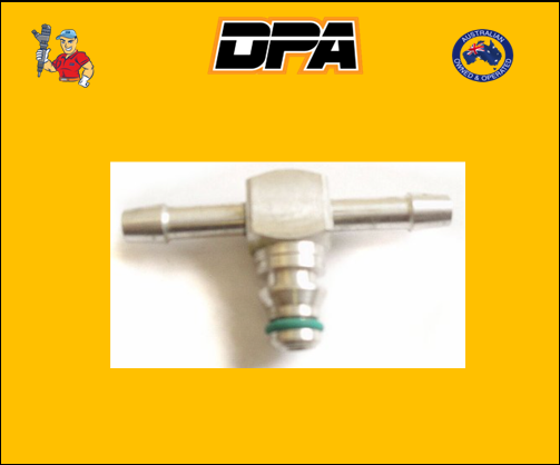 Common Rail Leak Off Connector fitted to Siemens (Metal)