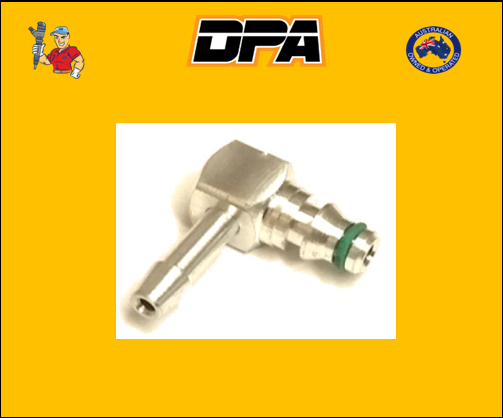 Common Rail Leak Off Connector fitted to Siemens (Metal)