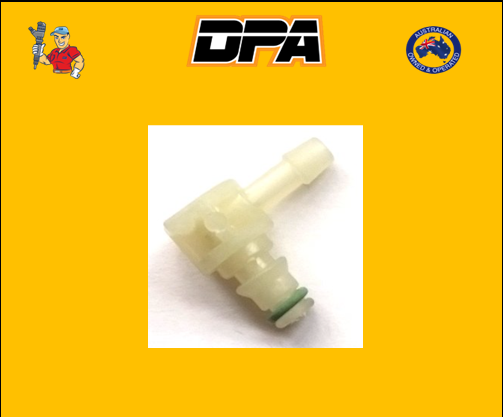 Common Rail leak Off Connector fitted to Siemens