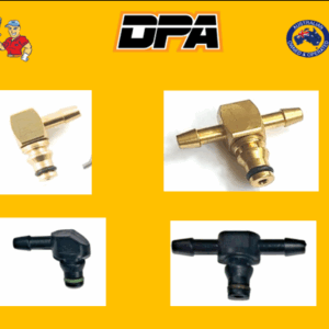 Common Rail Bosch Leak Off Connector (Plastic and Brass)