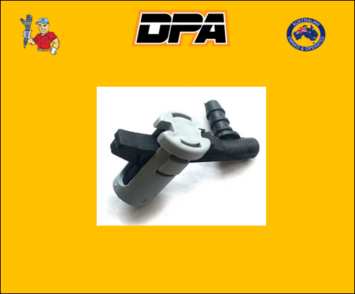 Common Rail Leak Off Connector fitted with Bosch piezo