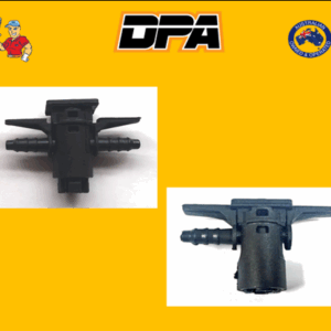 Common Rail Leak Off Connector fitted to Bosch Piezo