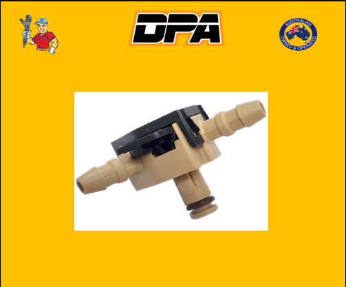 Common rail leak off connector fitted with Bosch Piezo