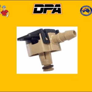 Common rail leak off connector fitted with Bosch Piezo