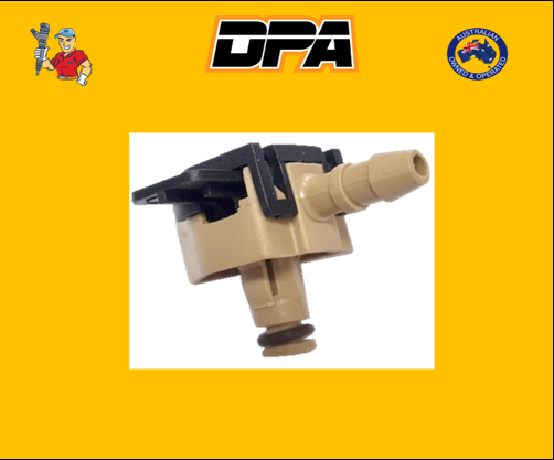 Common rail leak off connector fitted with Bosch Piezo