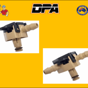 Common rail leak off connector fitted with Bosch Piezo