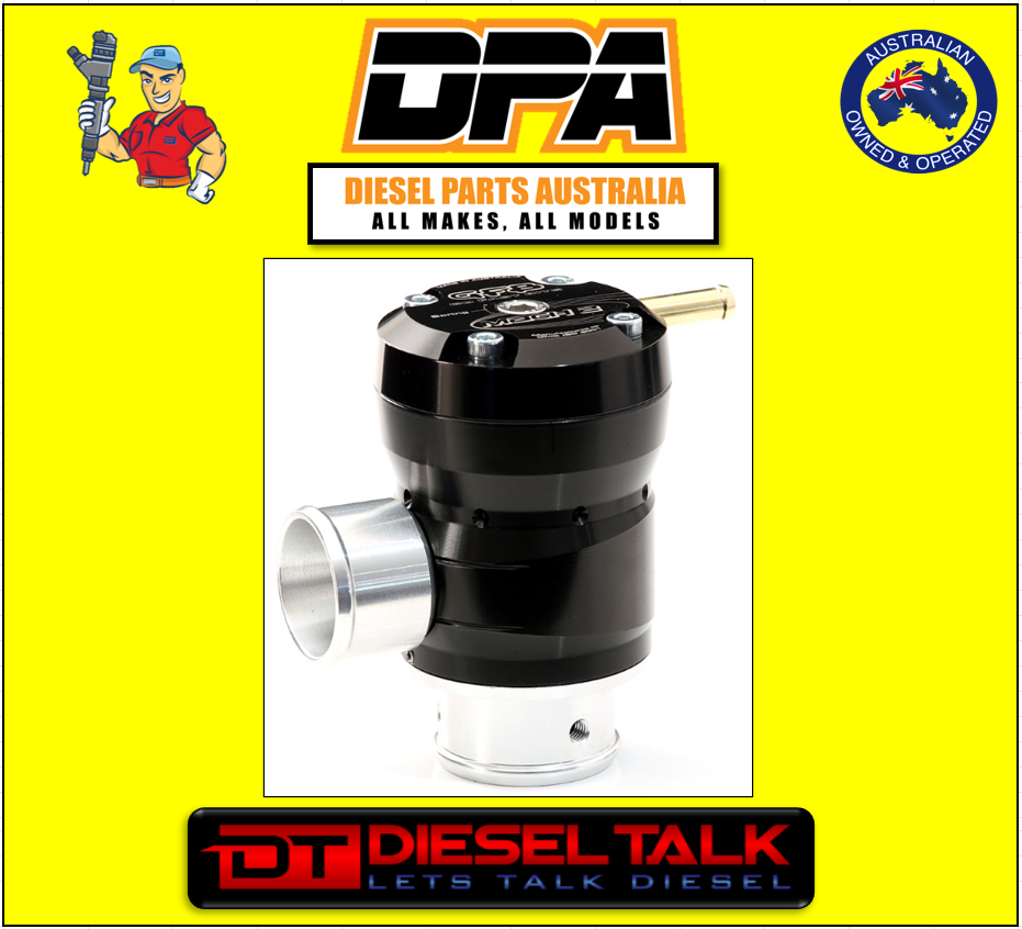 GO FAST BITS T9125 TMS RECIRCULATING DIVERTER VALVE 25MM INLET 25MM OUTLET. GFB