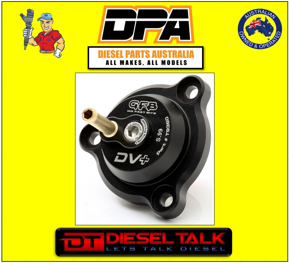 GO FAST BITS T9354 VTA DV+ DIVERTER VALVE FORD & BORG WARNER APPLICATIONS. GFB