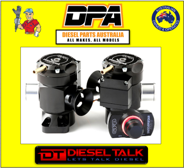 GO FAST BITS T9512 DECEPTOR PRO II DIVERTER VALVE TWIN KIT. SOUND ADJ KIA. GFB