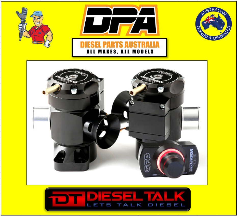 GO FAST BITS T9512 DECEPTOR PRO II DIVERTER VALVE TWIN KIT. SOUND ADJ KIA. GFB
