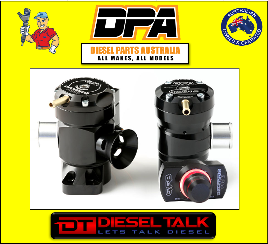GO FAST BITS T9513 DECEPTOR PRO II DIVERTER VALVE TWIN KIT. SOUND ADJ KIA GFB