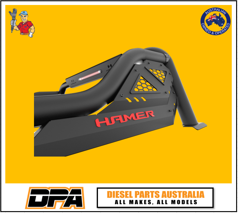 HAMER ‘TITANIUM’ SERIES SPORTS BAR. HR1801 TO SUIT VIGO HILUX RANGER BT50 NAVARA