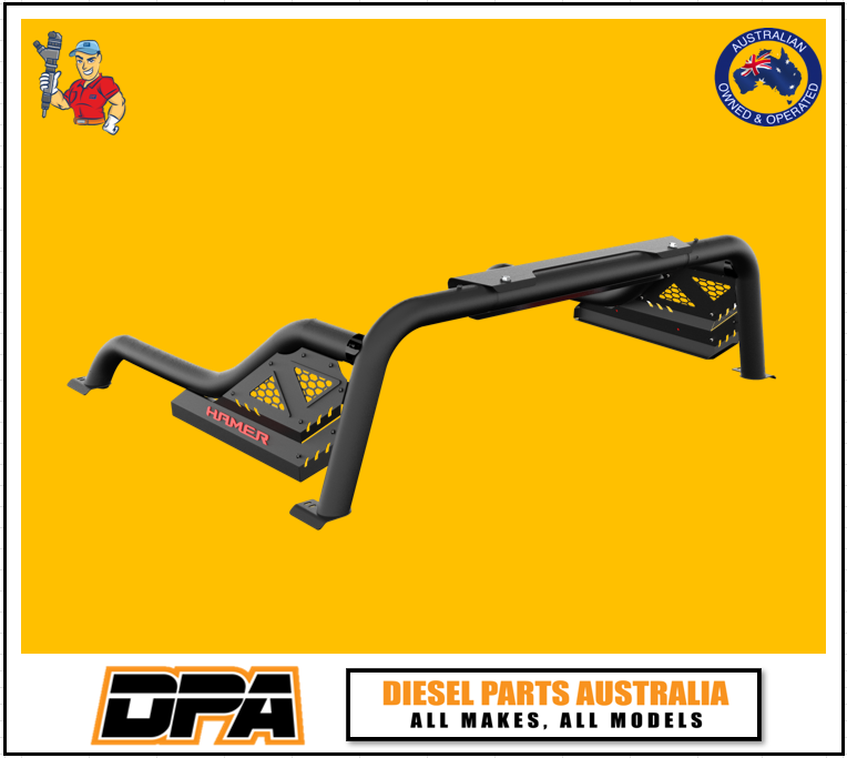 HAMER ‘TITANIUM’ SERIES SPORTS BAR. HR1801 TO SUIT VIGO HILUX RANGER BT50 NAVARA